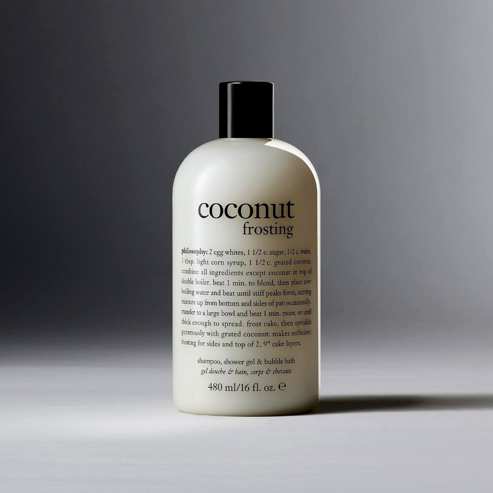 philosophy- Coconut Frosting - shampoo, shower gel, & bubble bath